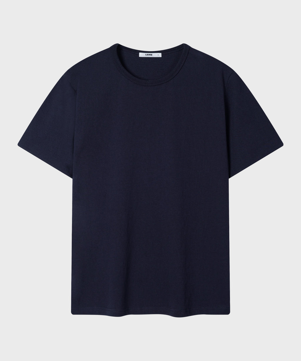 Color Layered Roll-Up T-Shirt [Navy]