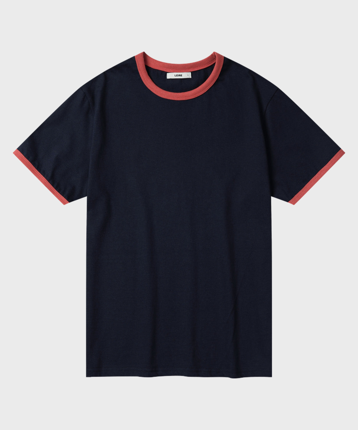 Essential Ringer Color-Block T-Shirt [Navy]