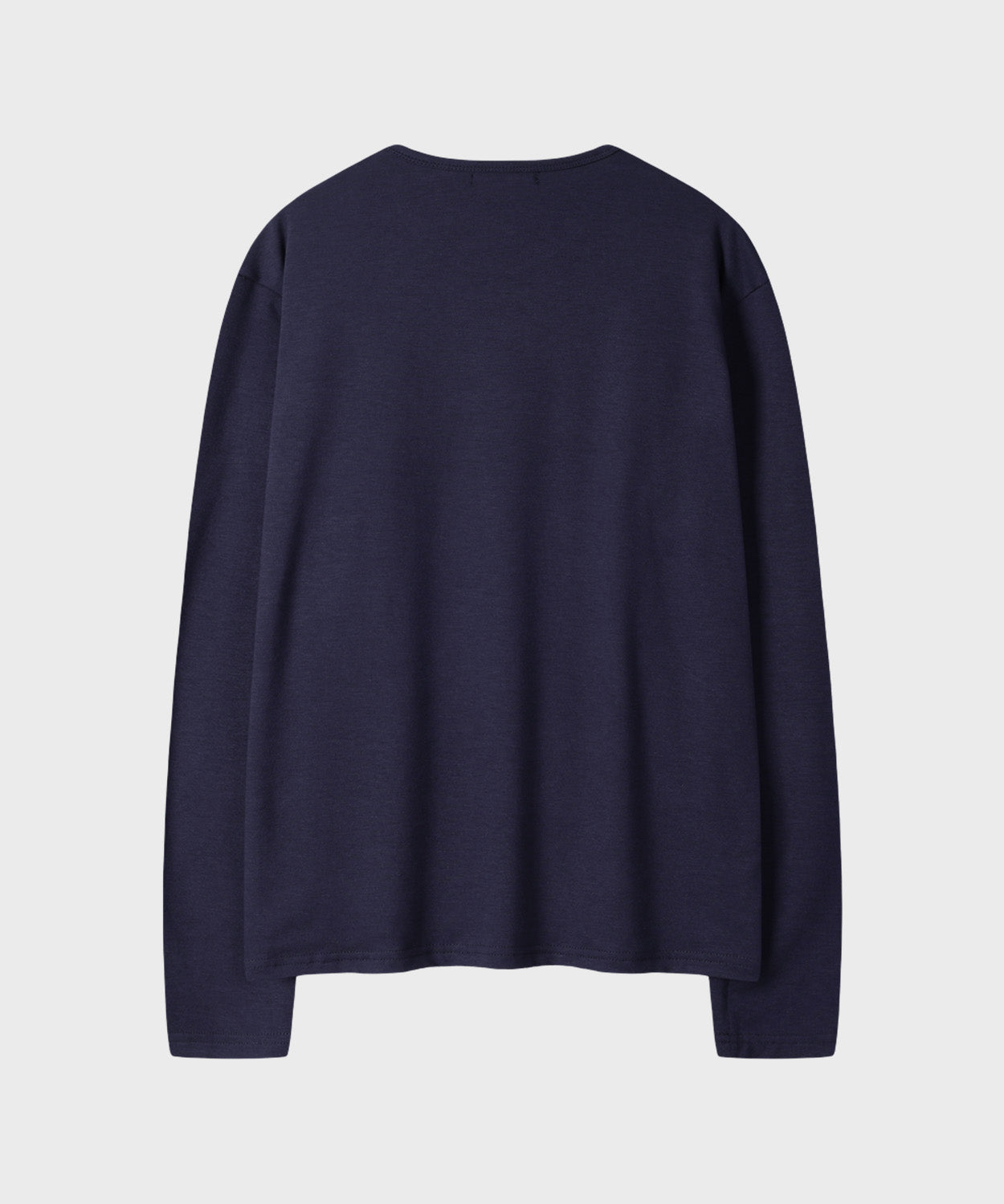 Soft Round Long Sleeve T-Shirt [Navy]