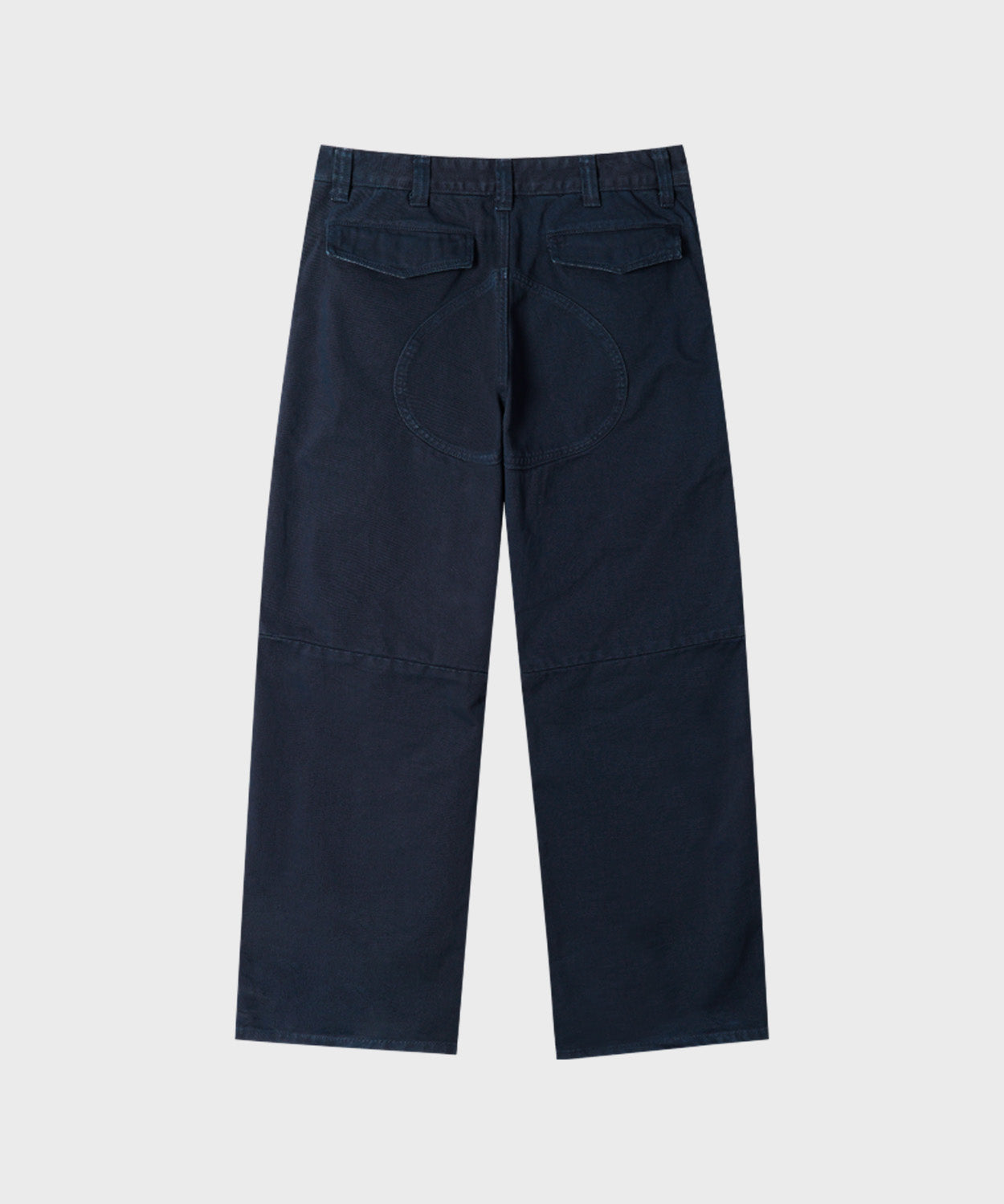 Side Zipper Garment Dyed Cargo Pants [Navy]