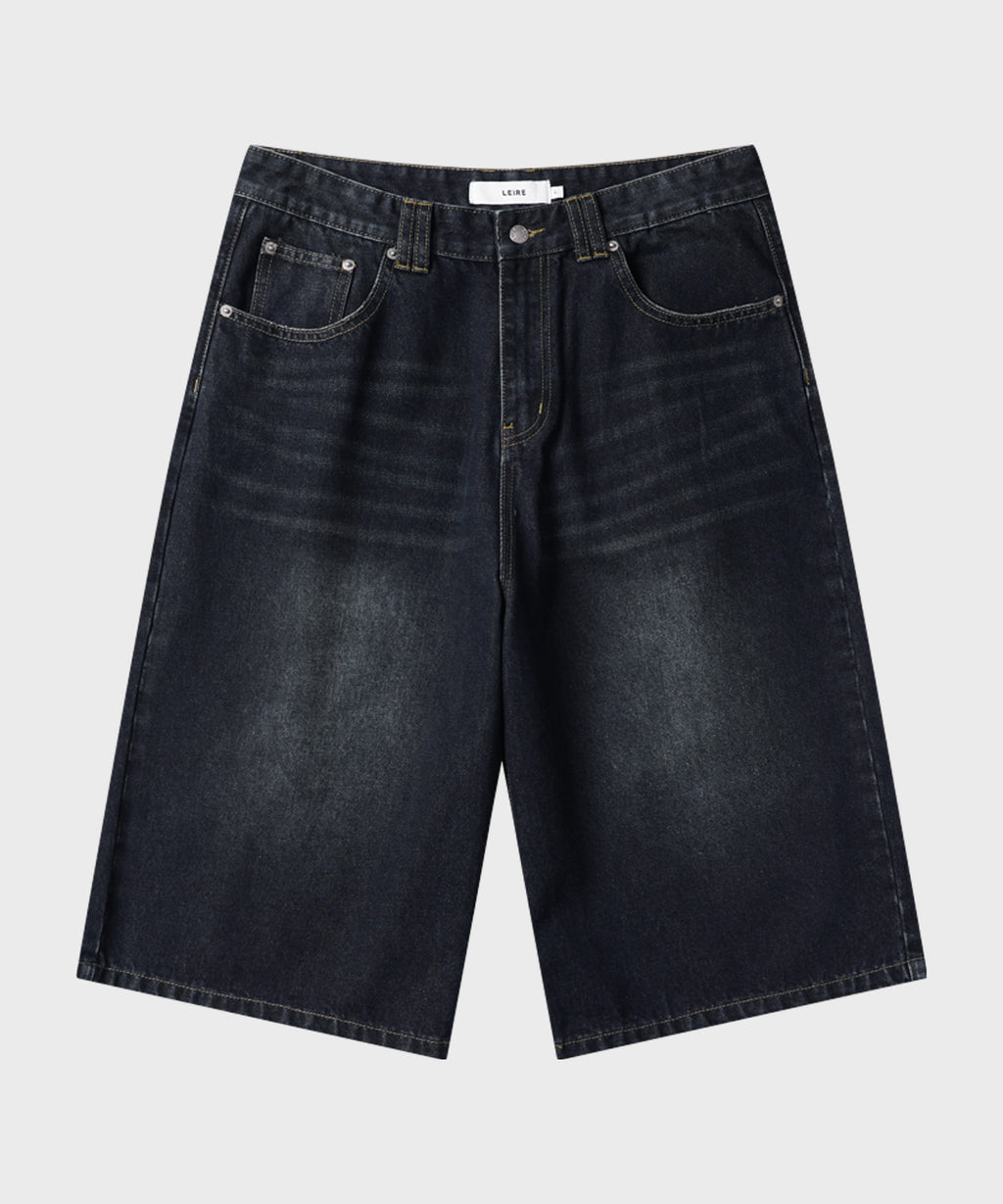 Everyday Bermuda Denim Shorts [Oil Blue]