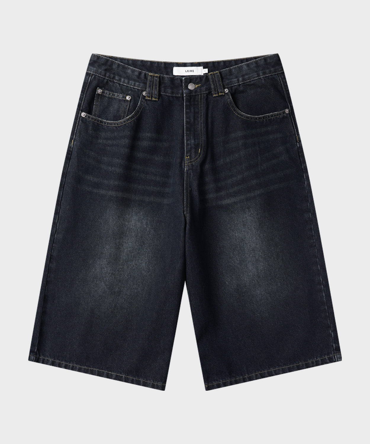 Everyday Bermuda Denim Shorts [Oil Blue]