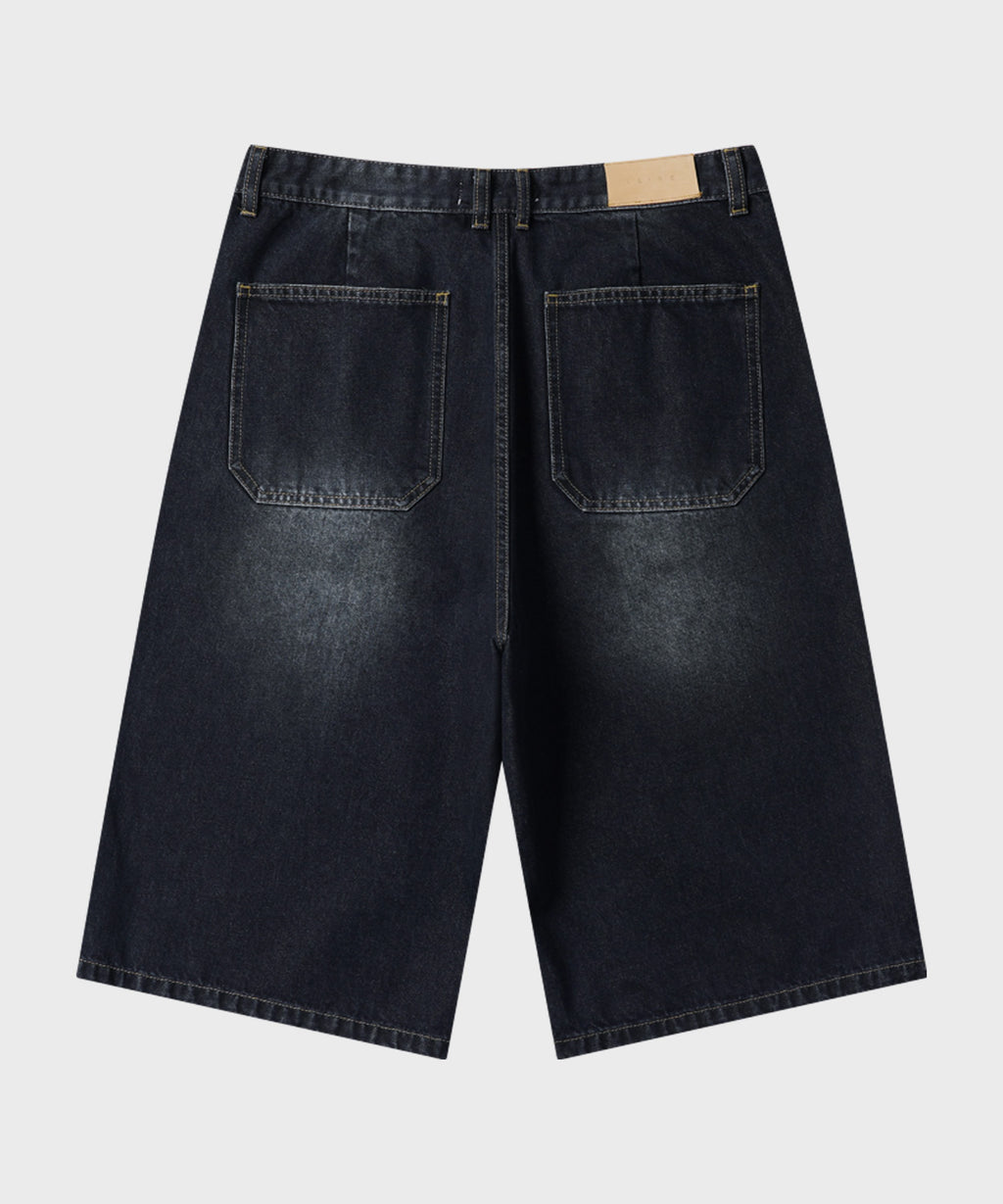 Everyday Bermuda Denim Shorts [Oil Blue]