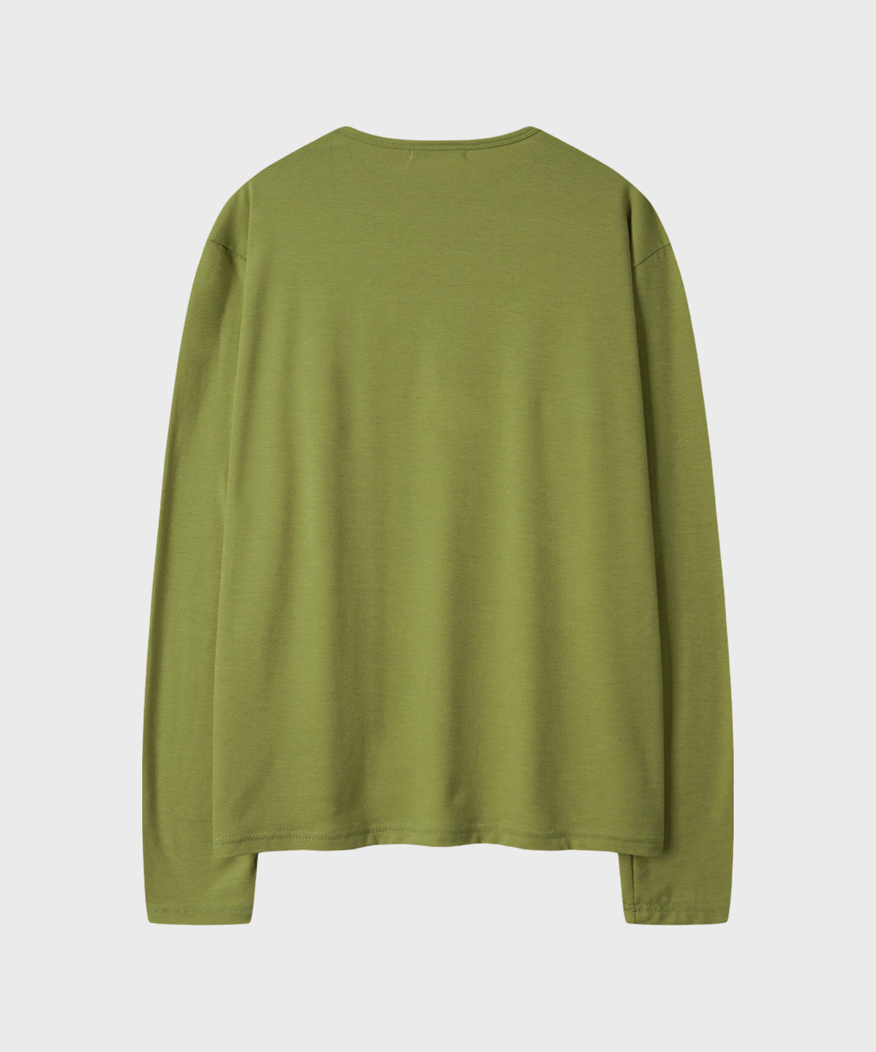 Soft Round Long Sleeve T-Shirt [Olive]