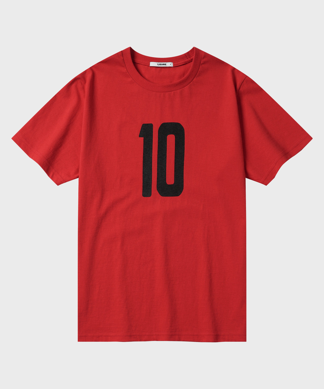Vintage Number Print T-Shirt [Red]