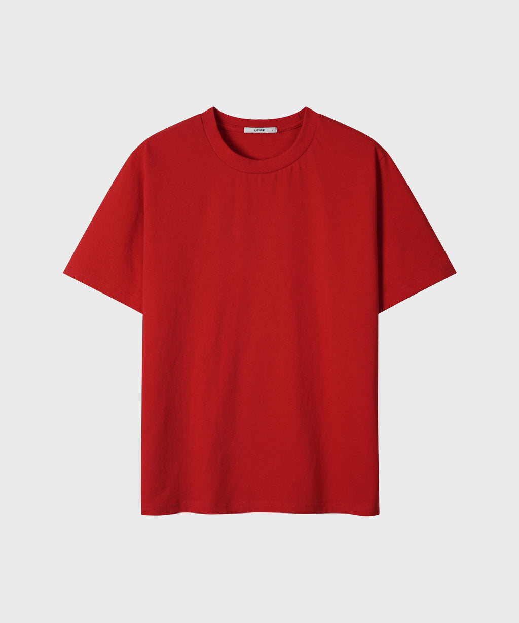 90s Vintage Fit Washed T-Shirt [Red]