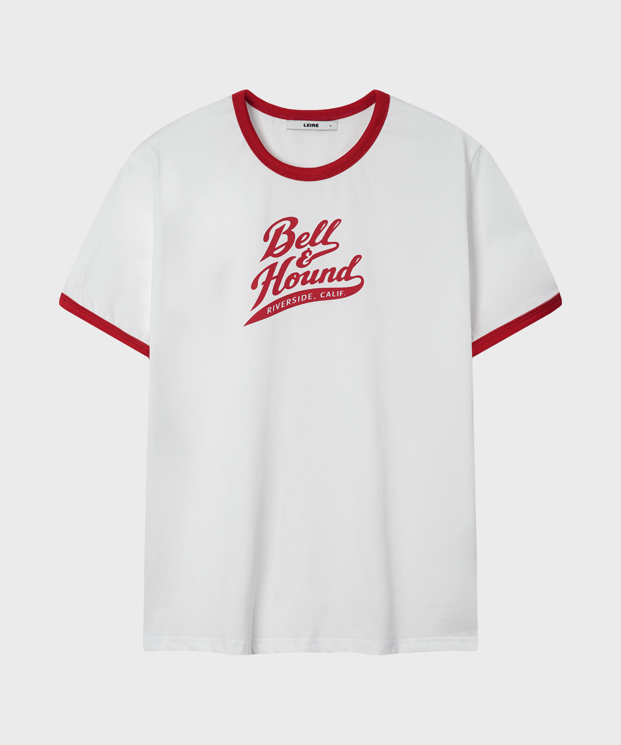 Ringer Point Graphic T-Shirt [Red]