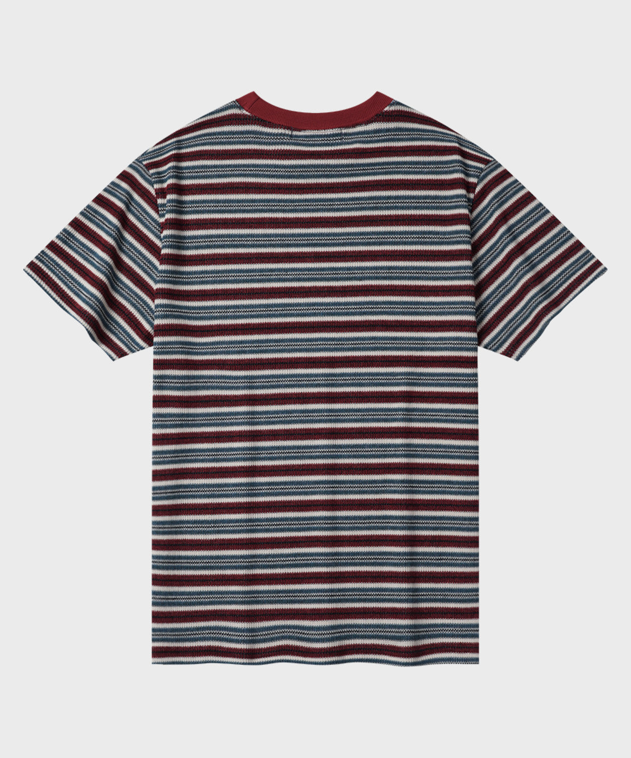 Summer Stripe Short Sleeve T-Shirt [Red]