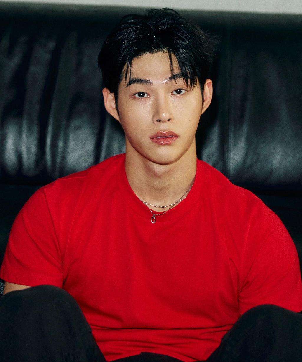 90s Vintage Fit Washed T-Shirt [Red]