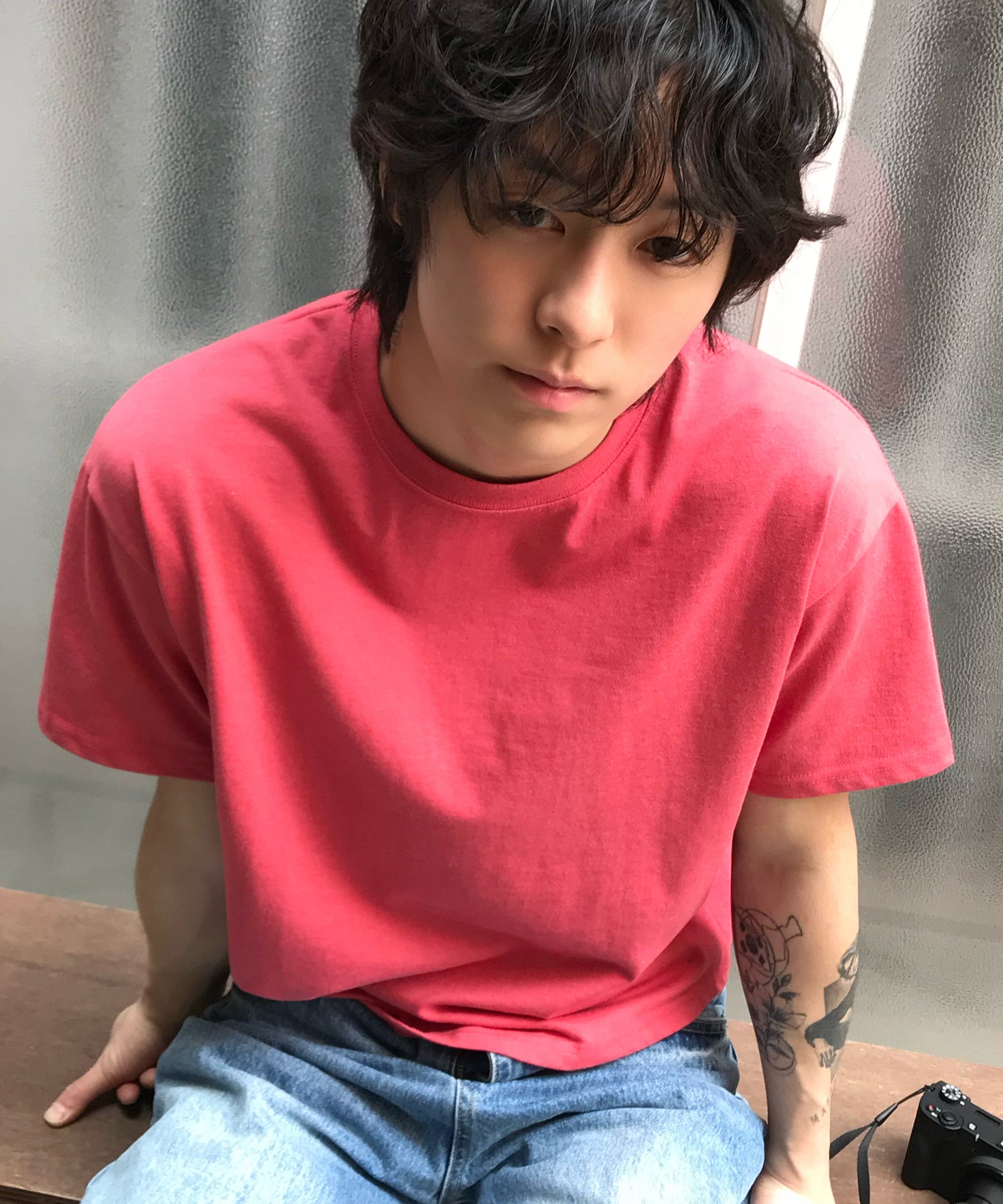 90s Vintage Fit Pigment T-Shirt [Red]