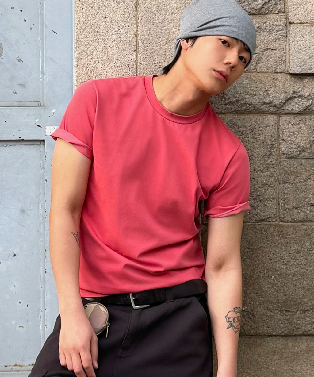 90s Vintage Fit Pigment T-Shirt [Red]