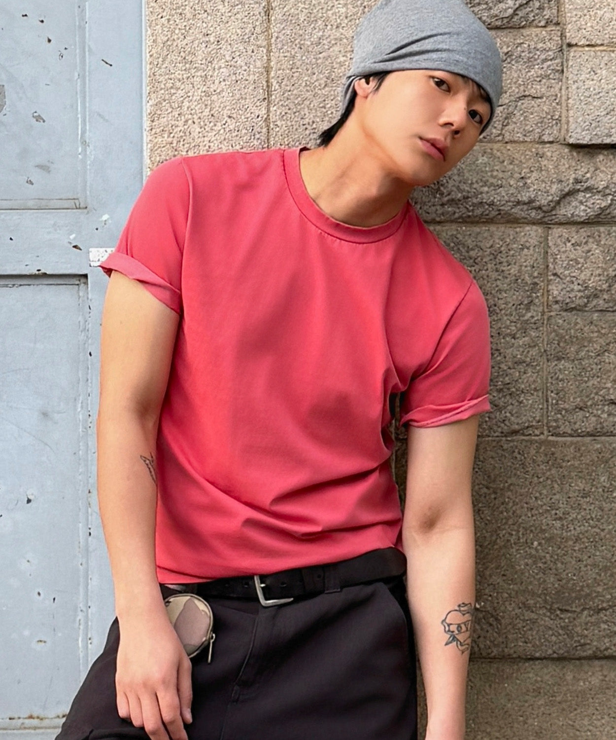 90s Vintage Fit Pigment T-Shirt [Red]