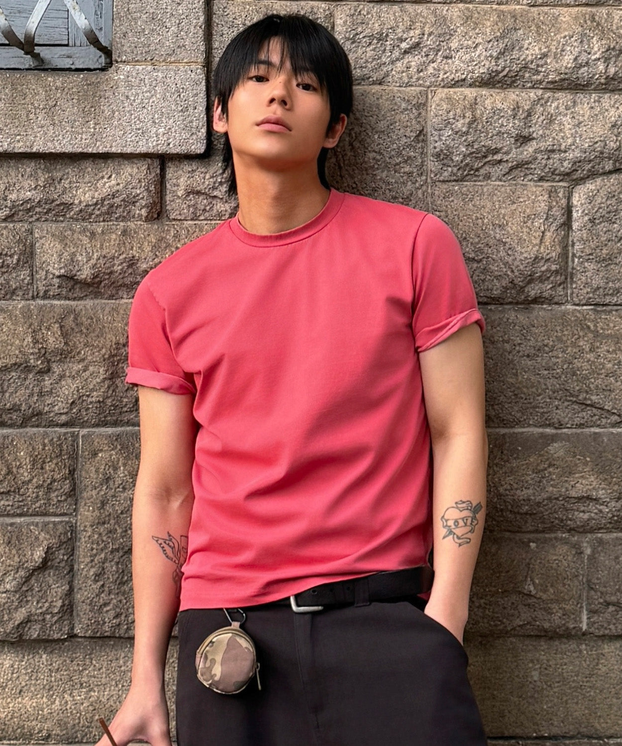 90s Vintage Fit Pigment T-Shirt [Red]