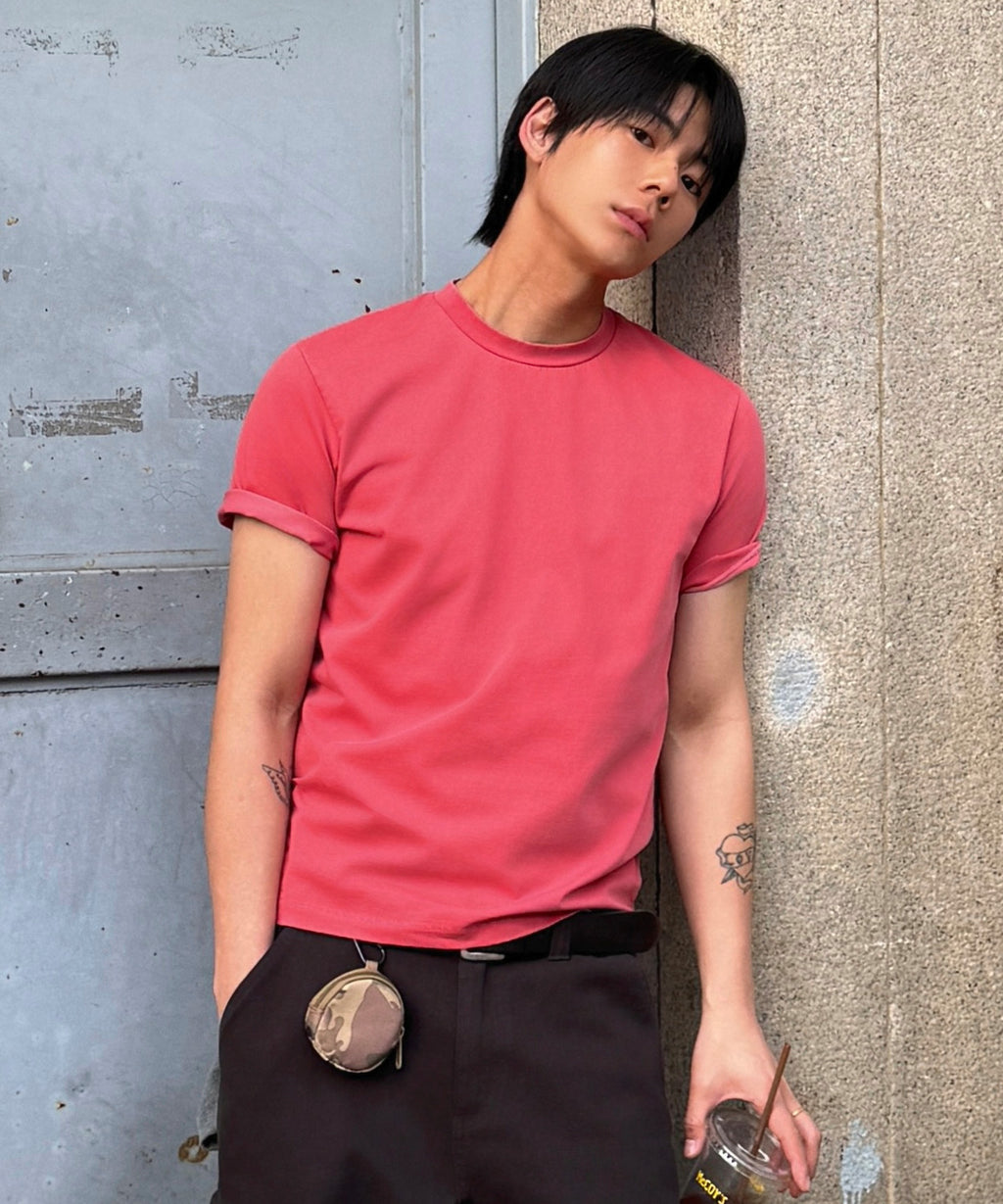 90s Vintage Fit Pigment T-Shirt [Red]