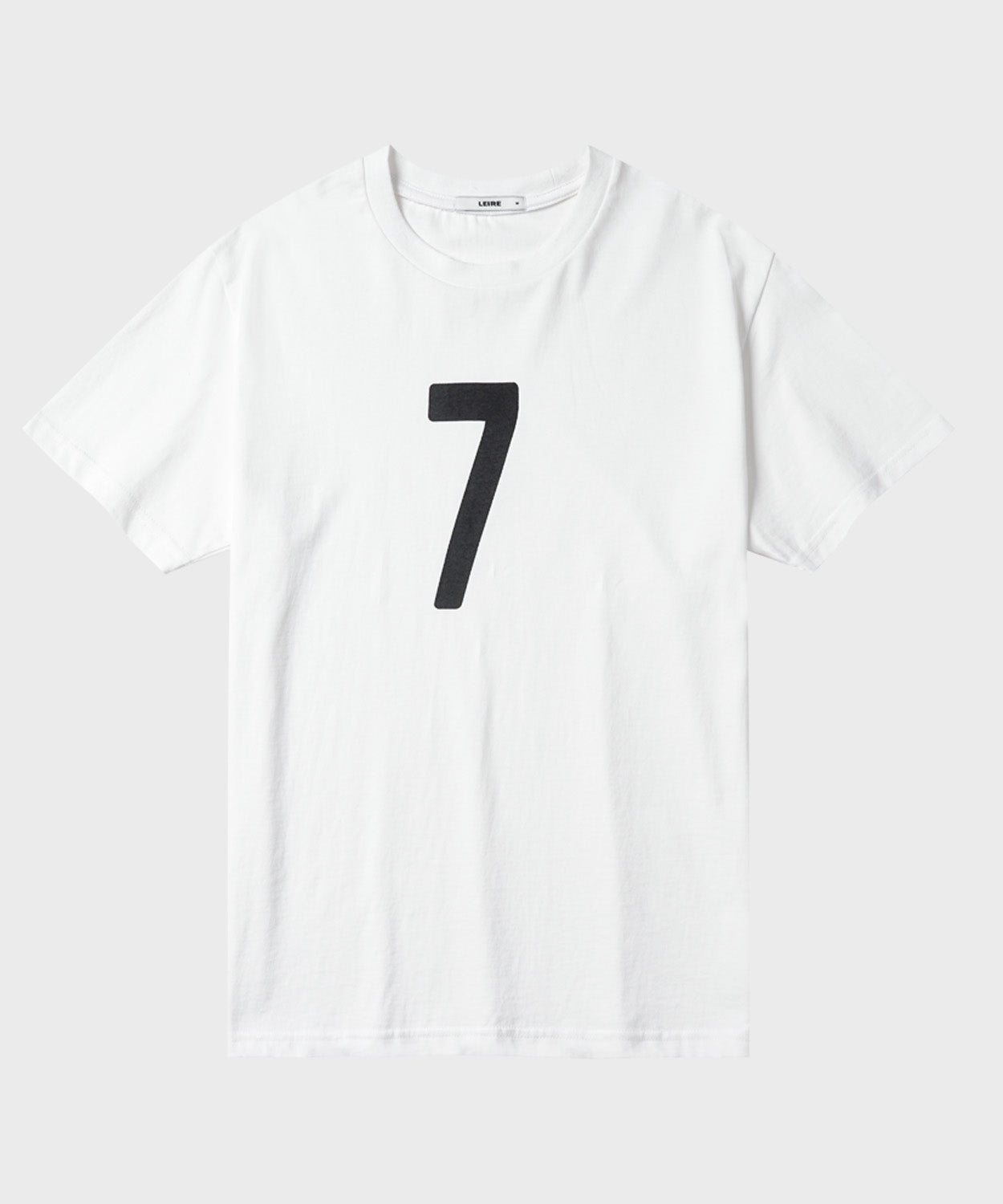 Vintage Number Print T-Shirt [White]