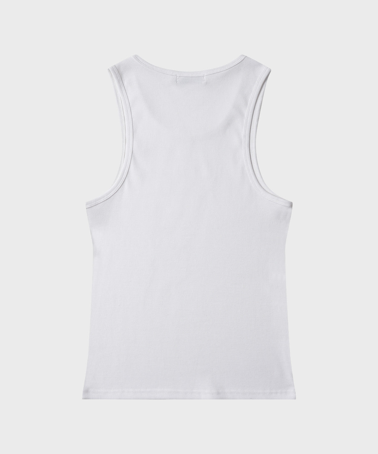 Essential Ribbed Sleeveless [White]