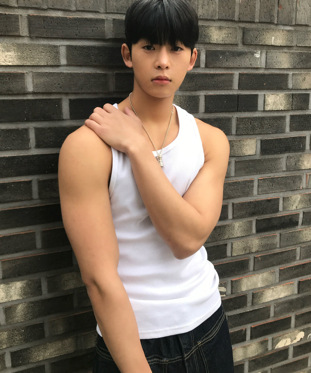 Essential Ribbed Sleeveless [White]