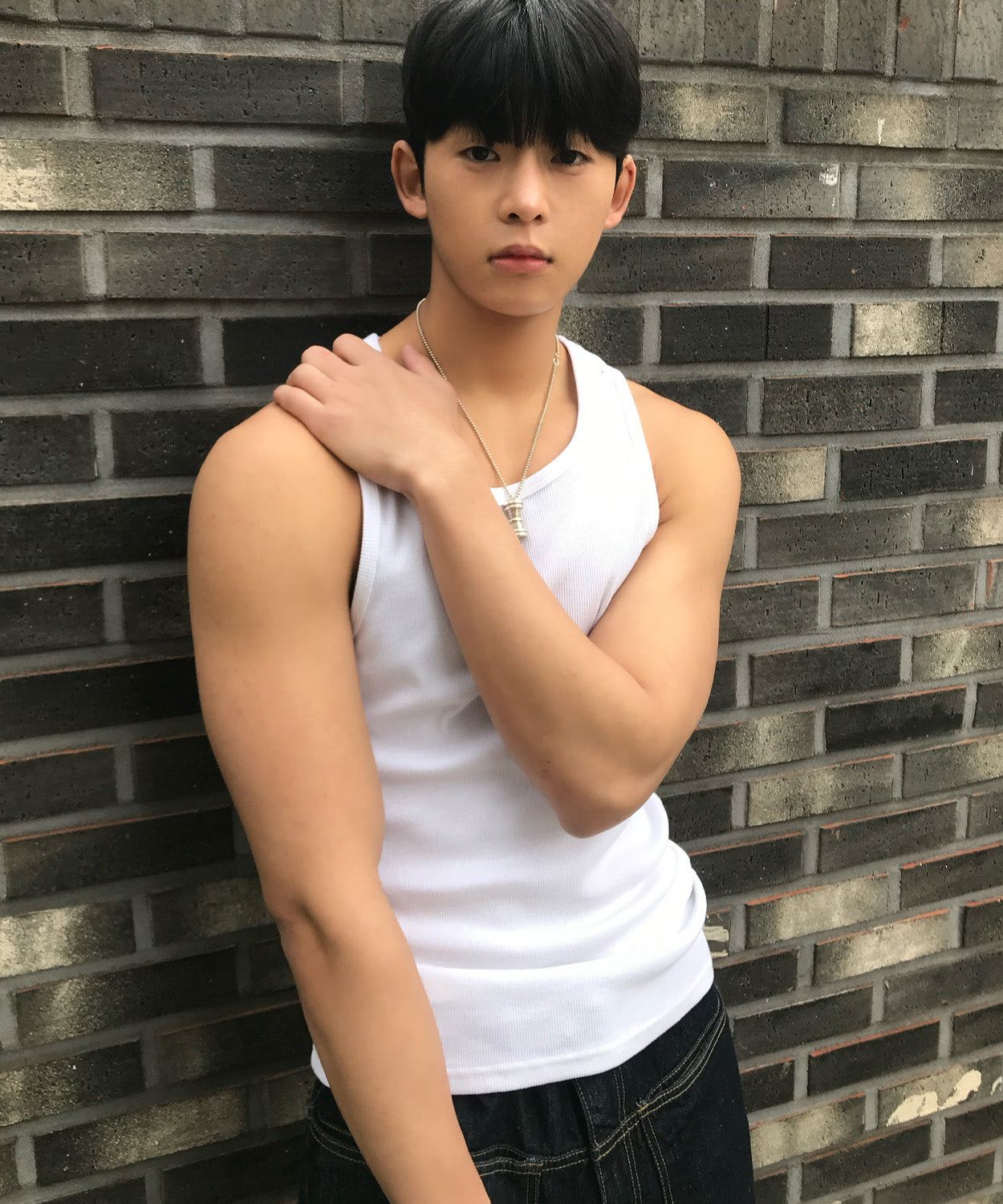 Essential Ribbed Sleeveless [White]