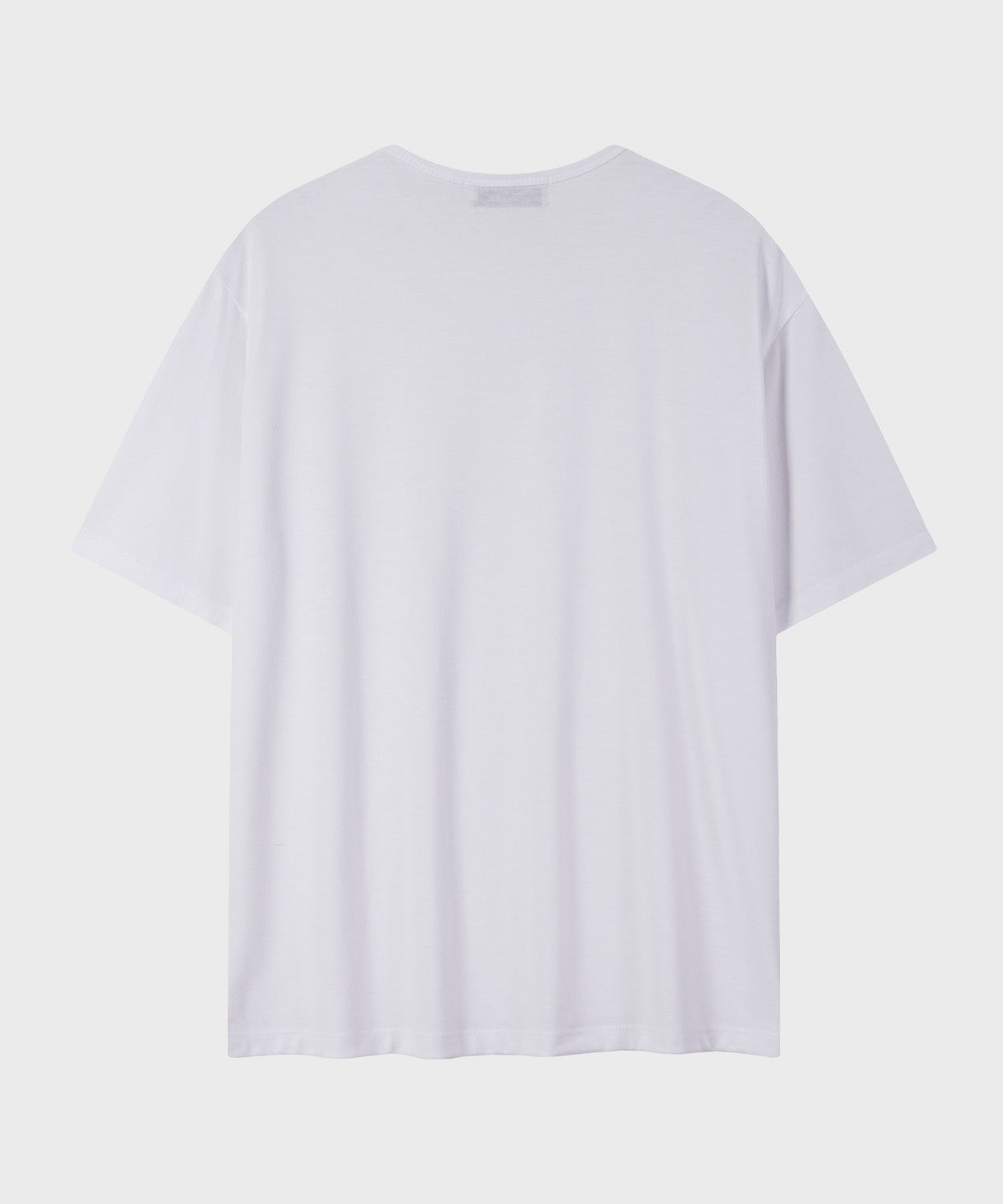 Soft U-Neck Inner T-Shirt [White]