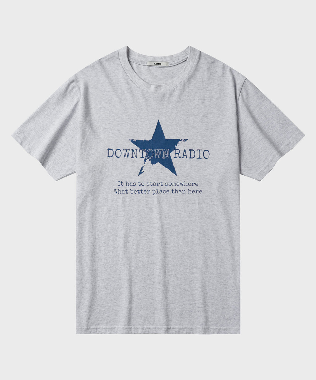 Vintage Star Graphic T-Shirt [White Melange]