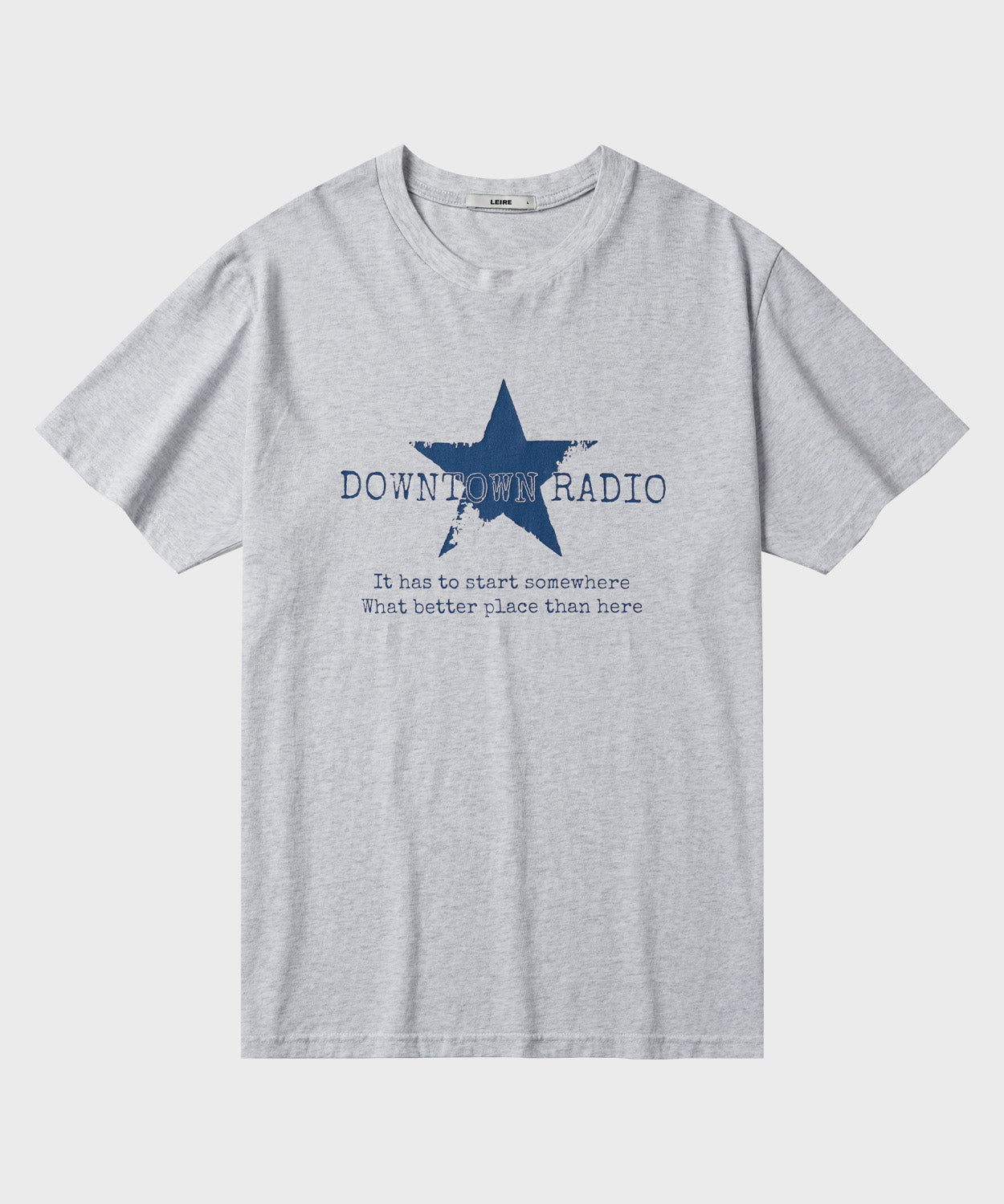 Vintage Star Graphic T-Shirt [White Melange]