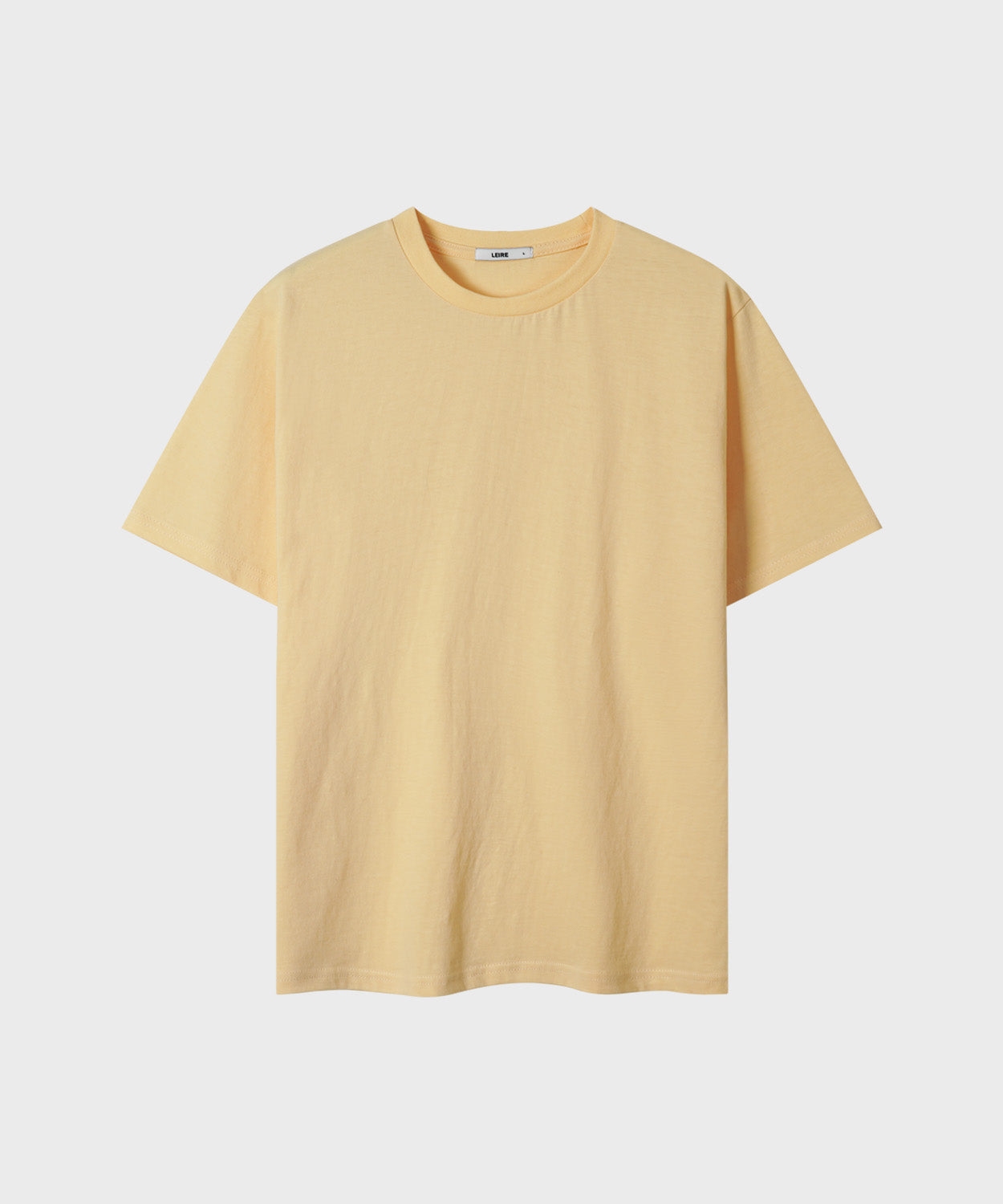 90s Vintage Fit Washed T-Shirt [Yellow]