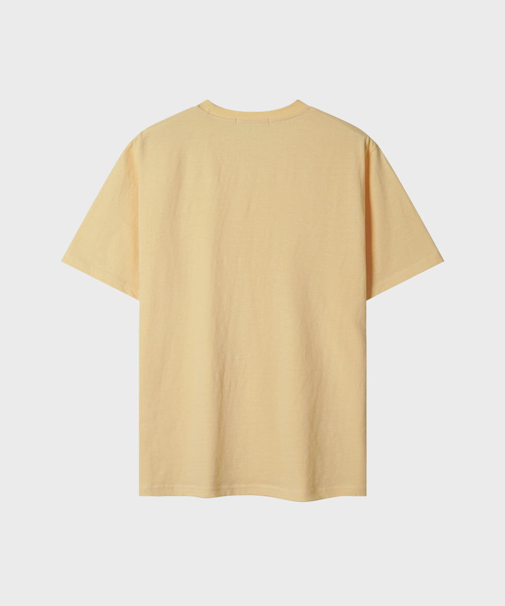 90s Vintage Fit Washed T-Shirt [Yellow]